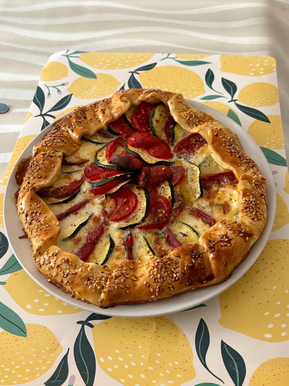 Ma tarte aux légumes du soleil, la reine des soirs d'été